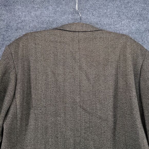 Joseph & Feiss International Mens 43 Soft Jacket Brown Shoulder Pads 3-Button - Picture 7 of 13